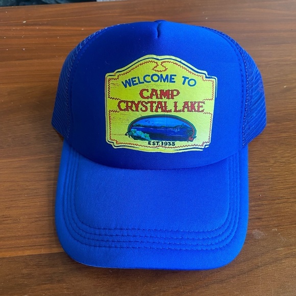 Welcome to Camp Crystal Lake 1935 Trucker Hat - Picture 2 of 3